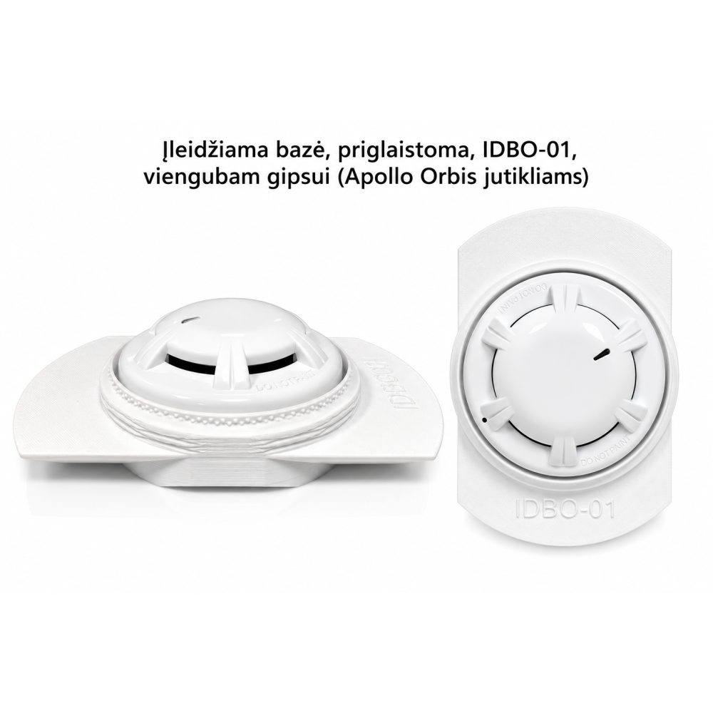 Įleidžiama priglaistoma bazė dūmų davikliui IDBS / IDBO