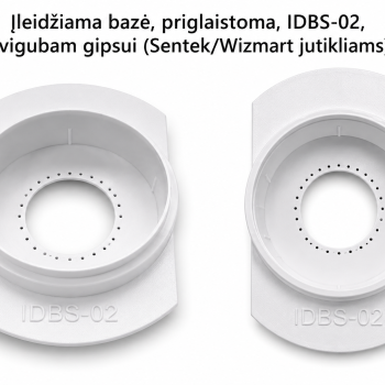 Įleidžiama priglaistoma bazė dūmų davikliui IDBS / IDBO Įleidžiama priglaistoma bazė dūmų davikliui IDBS / IDBO