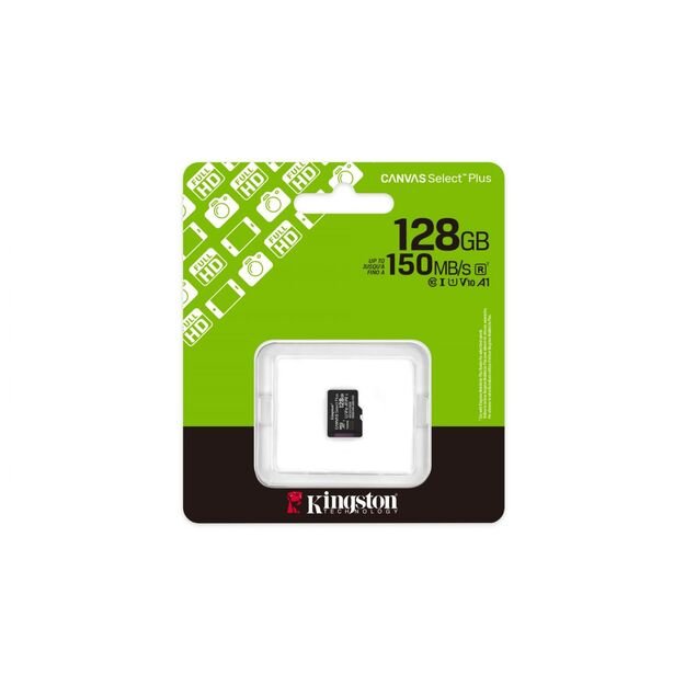 MEMORY MICRO SDXC 128GB UHS-I/SDCS3/128GBSP KINGSTON atminties kortelė