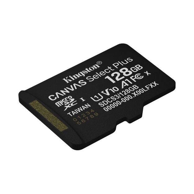 MEMORY MICRO SDXC 128GB UHS-I/SDCS3/128GBSP KINGSTON atminties kortelė