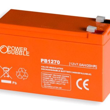 Akumuliatorius Power Bubble PB1207 (7Ah, 12V) Akumuliatorius Power Bubble PB1207 (7Ah, 12V)
