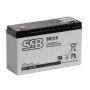 Akumuliatorius (AGM) SSB SB (12Ah, 6V, F1, VRLA)