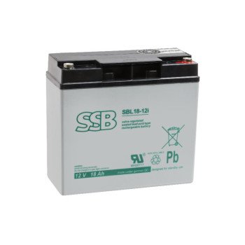 Akumuliatorius (AGM) SSB SBL (18Ah, 12V, F13 M5, VRLA)