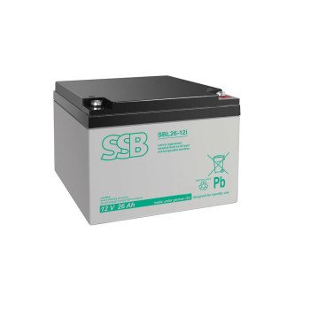 Akumuliatorius (AGM) SSB SBL (26Ah, 12V, F13 M5, VRLA)