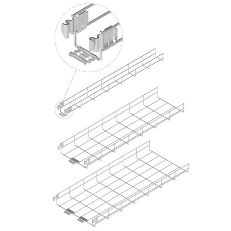 Vielinis kanalas su KLIK sistema BAKS KDSZ300H60/3