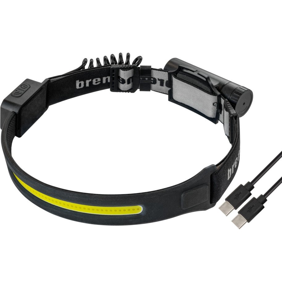 Žibintuvėlis ant galvos Brennenstuhl SL500A 1173760000 (500 lm, Osram LED, USB-C, IP44)
