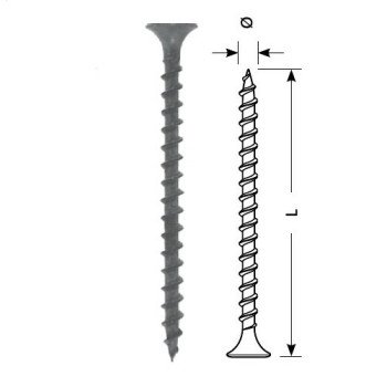 Sraigtas STARFIX gipsas-medis 3.5x35/F (juodas, 200vnt) Sraigtas STARFIX gipsas-medis 3.5x35/F (juodas, 200vnt)
