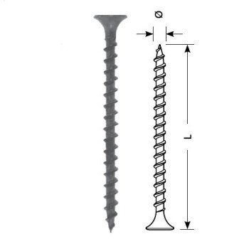 Sraigtas STARFIX gipsas-medis 3.5x45/F (juodas, 150vnt) Sraigtas STARFIX gipsas-medis 3.5x45/F (juodas, 150vnt)