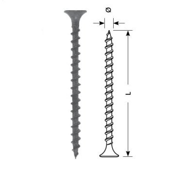 Sraigtas STARFIX gipsas-medis 3.5x55/F (juodas, 100vnt) Sraigtas STARFIX gipsas-medis 3.5x55/F (juodas, 100vnt)