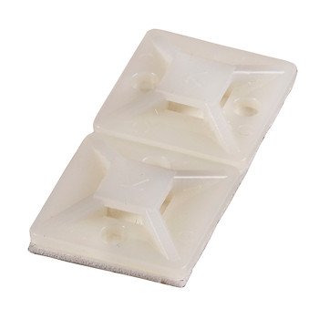 Lipni aikštelė dirželiams HAUPA 262160 (100vnt, balta, 19x19) Lipni aikštelė dirželiams HAUPA 262160 (100vnt, balta, 19x19)