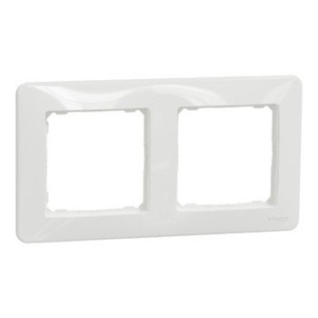 2 vietų rėmelis Schneider Electric Sedna Design SDD311802 (baltas)