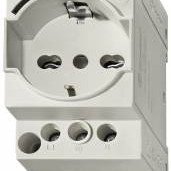 Kištukinis lizdas ant DIN bėgelio su įžeminimu Finder 7U0082300010 (LED indikacija, 16A) Kištukinis lizdas ant DIN bėgelio su įžeminimu Finder 7U0082300010 (LED indikacija, 16A)