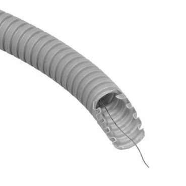 Gofruotas vamzdis su viela 40mm (behologenų, pilkas, 25m, 750 N/5 cm, D40) GLOB-EL GL501W Gofruotas vamzdis su viela 40mm (behologenų, pilkas, 25m, 750 N/5 cm, D40) GLOB-EL GL501W