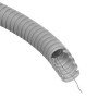 Gofruotas vamzdis su viela 40mm (behologenų, pilkas, 25m, 750 N/5 cm, D40) GLOB-EL  GL501W