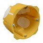 1 vietos dėžutė į gipsą Kopos KPL 64-50/LD_NA (68mm, garsą slopinanti, geltona)