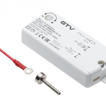 Bekontaktis valdiklis LED juostoms (baltas, 12 V) GTV AE-WBEZDK15-10