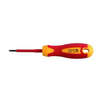 Izoliuotas kryžminis atsuktuvas Hogert HT1S924 (PH2, 100mm)