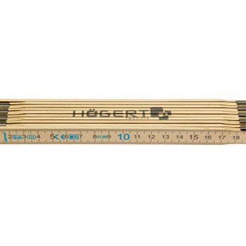 Medinė ruletė HOGERT HT4M262 (2m x 16mm)