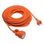 1 lizdo ilgiklis (oranžinis, 30m, IP20, 10A, 2x1.0) GTV AE-POGRODUN-30