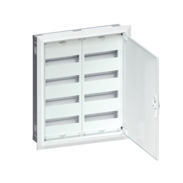 Hager 144 mod. įleidžiamas metalinis skydelis HFWU43S Hager 144 mod. įleidžiamas metalinis skydelis HFWU43S