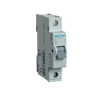 Automatinis jungiklis Hager MC102 (2A, 1P, 230V, 6kA)