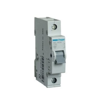 Automatinis jungiklis Hager MC140 (40A, 1P, 230V, 6kA)