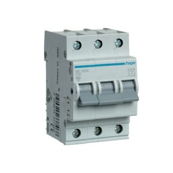 Automatinis jungiklis Hager MC320 (20A, 3P, 400V, 6kA) Automatinis jungiklis Hager MC320 (20A, 3P, 400V, 6kA)