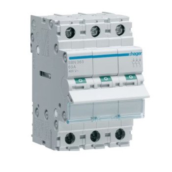 Modulinis jungiklis Hager SBN363 (3 mod, 63A, 3P)