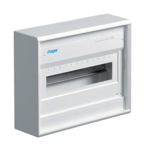 Hager 12 mod. virštinkinis skydelis VA12B Hager 12 mod. virštinkinis skydelis VA12B
