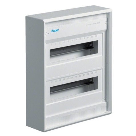 Hager 24 mod. virštinkinis skydelis VA24B Hager 24 mod. virštinkinis skydelis VA24B
