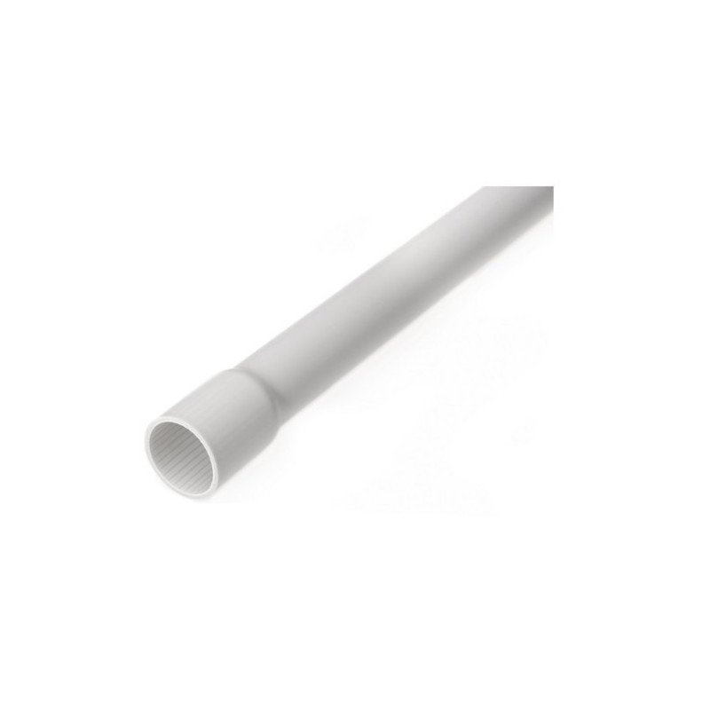 PVC vamzdis 32mm su išplatintu galu 3m (10, baltas)