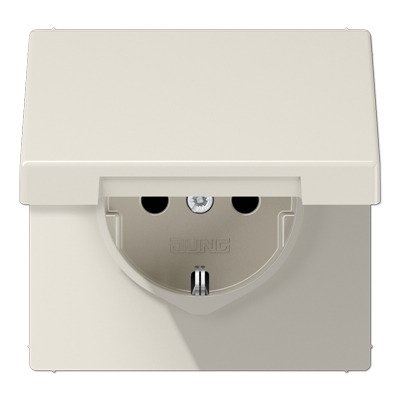 Kištukinis lizdas su įžeminimu ir dangteliu JUNG LS1520KL (dramblio kaulo spalvos, 16A/250V) Kištukinis lizdas su įžeminimu ir dangteliu JUNG LS1520KL (dramblio kaulo spalvos, 16A/250V)