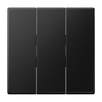 3 kl. apdaila LS990 JUNG LS993BFSWM (juoda, matinė) 3 kl. apdaila LS990 JUNG LS993BFSWM (juoda, matinė)