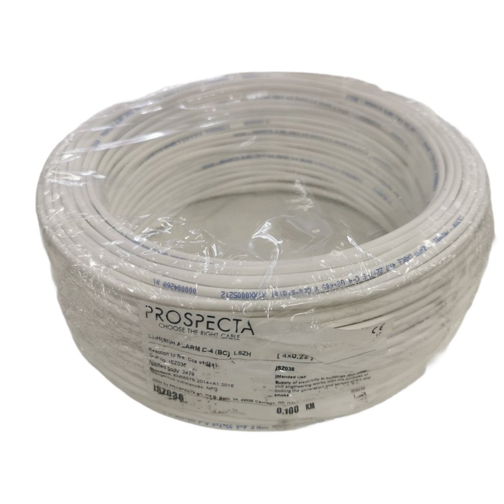 Prospecta apsauginis kabelis 8 x 0.22 (100 m)