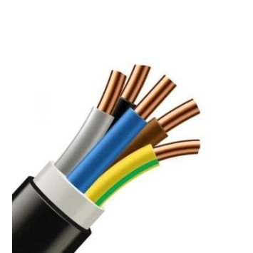 Prysmian Group CYKY 5x10 mm2 jėgos kabelis (1 m, monolitinis) Prysmian Group CYKY 5x10 mm2 jėgos kabelis (1 m, monolitinis)