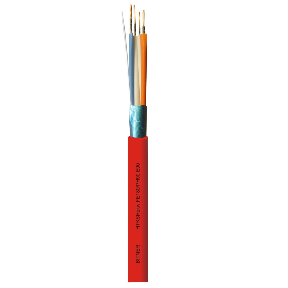 Gaisrinis ekranuotas nedegus kabelis Bitner HTKSHekw FE180/Ph120 E90 2x2x0.8mm