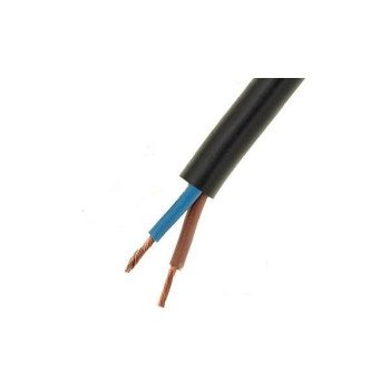 Lietkabelis OMY kabelis 2x1.0mm2 (juodas, 100m) Lietkabelis OMY kabelis 2x1.0mm2 (juodas, 100m)