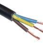 Lietkabelis OMY kabelis 3x2.5mm2 (juodas, 100m)