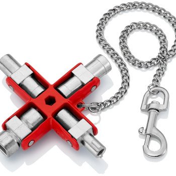 Universalus metalinis raktas skydams Knipex 00 11 06 Universalus metalinis raktas skydams Knipex 00 11 06