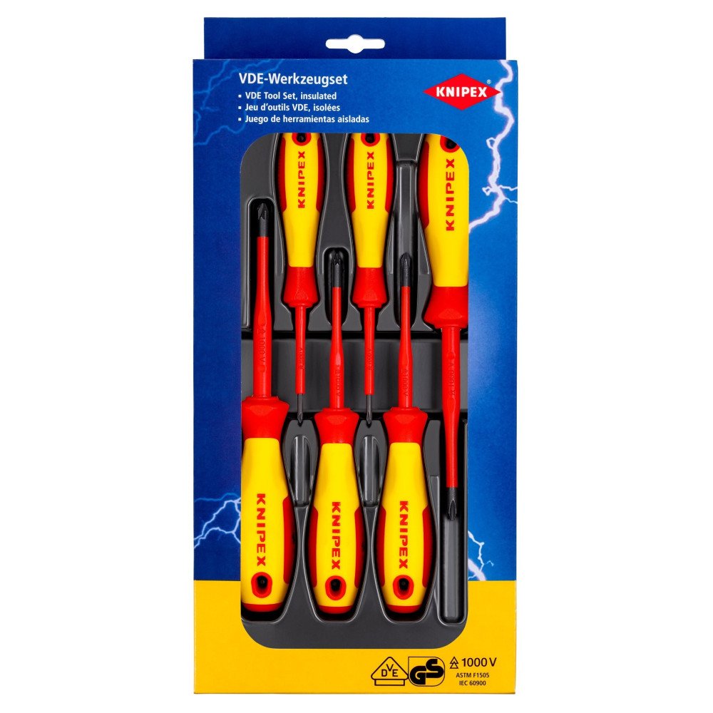 Atsuktuvų rinkinys Knipex 00 20 12 V03 (6 vnt., 1000V) Atsuktuvų rinkinys Knipex 00 20 12 V03 (6 vnt., 1000V)