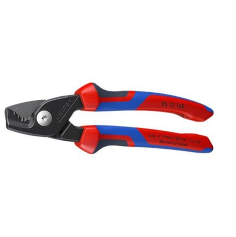 Kabelių kirpimo žirklės KNIPEX 9512160 (160mm, Ø15mm/50 mm2)