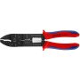 Kabelio nužievinimo ir jungčių užspaudimo replės KNIPEX 9722240