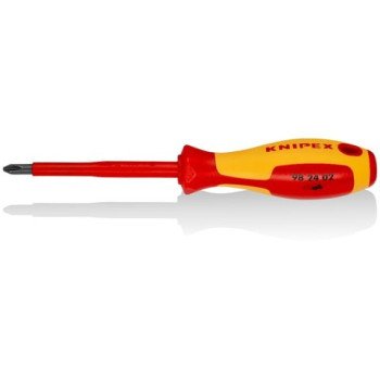 Atsuktuvas izoliuotas Knipex 98 24 02 (PH2, 100mm, 1000V) Atsuktuvas izoliuotas Knipex 98 24 02 (PH2, 100mm, 1000V)