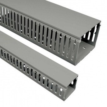 Plastikinis perforuotas kanalas Kopos RK 100X60_LD (pilkas, 100x60mm, 2m) Plastikinis perforuotas kanalas Kopos RK 100X60_LD (pilkas, 100x60mm, 2m)