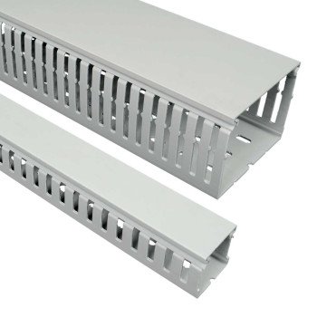 Plastikinis perforuotas kanalas Kopos RK 50X50 HF_LD (pilkas, behalogenis, 50x50mm, 2m) Plastikinis perforuotas kanalas Kopos RK 50X50 HF_LD (pilkas, behalogenis, 50x50mm, 2m)