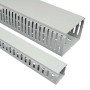 Plastikinis perforuotas kanalas Kopos RK 50X50 HF_LD (pilkas, behalogenis, 50x50mm, 2m)