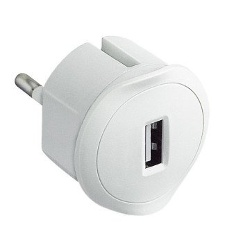 Įkrovimo lizdas USB Legrand 050680 (baltas, 5V 1.5A)