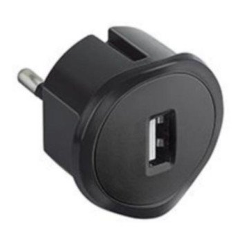 Įkrovimo lizdas USB Legrand 050681 (juodas, 5V 1.5A)