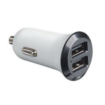 Įkrovimo lizdas automobiliui USB Legrand 050682 (baltas, 12V 2.1A)