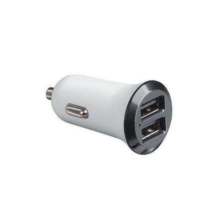 Įkrovimo lizdas automobiliui USB Legrand 050682 (baltas, 12V 2.1A)